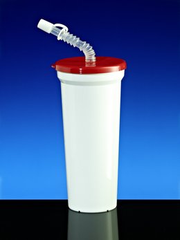 TRAVEL CUP 0,50 L with lid & straw
