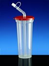 TRAVEL CUP 0,50 L with lid & straw 145