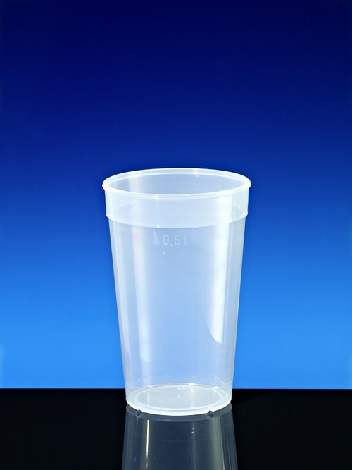 reusable cup C 0,50 ltr. EU PP transparent