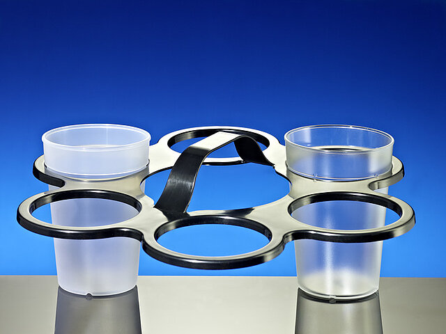 Cup holder for 6 cups