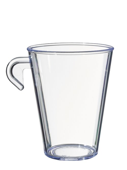 Reusable-espresso cup XL 300 ml, clear